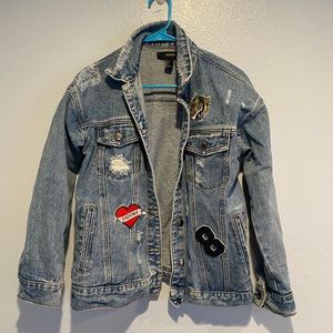 Forever21 Jean Jacket with Patches